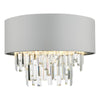 dar-lighting-Halle-4-Light-Flush-Grey-Shade-Crystal