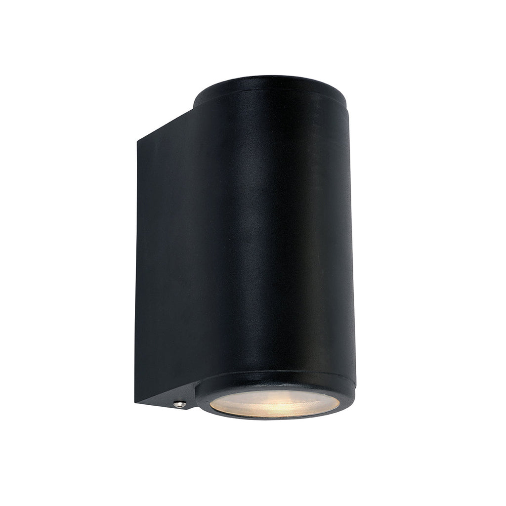 Mandal 2lt Up/Down Wall Light Black - Norlys