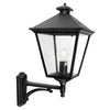 Turin 1 Light Grande Up Wall Lantern - Black - Norlys