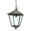 Turin 1 Light Grande Chain Lantern - Black - Norlys