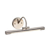 Alton 1 Light Small LED Picture Light - Brushed Nickel - Elstead Lighting