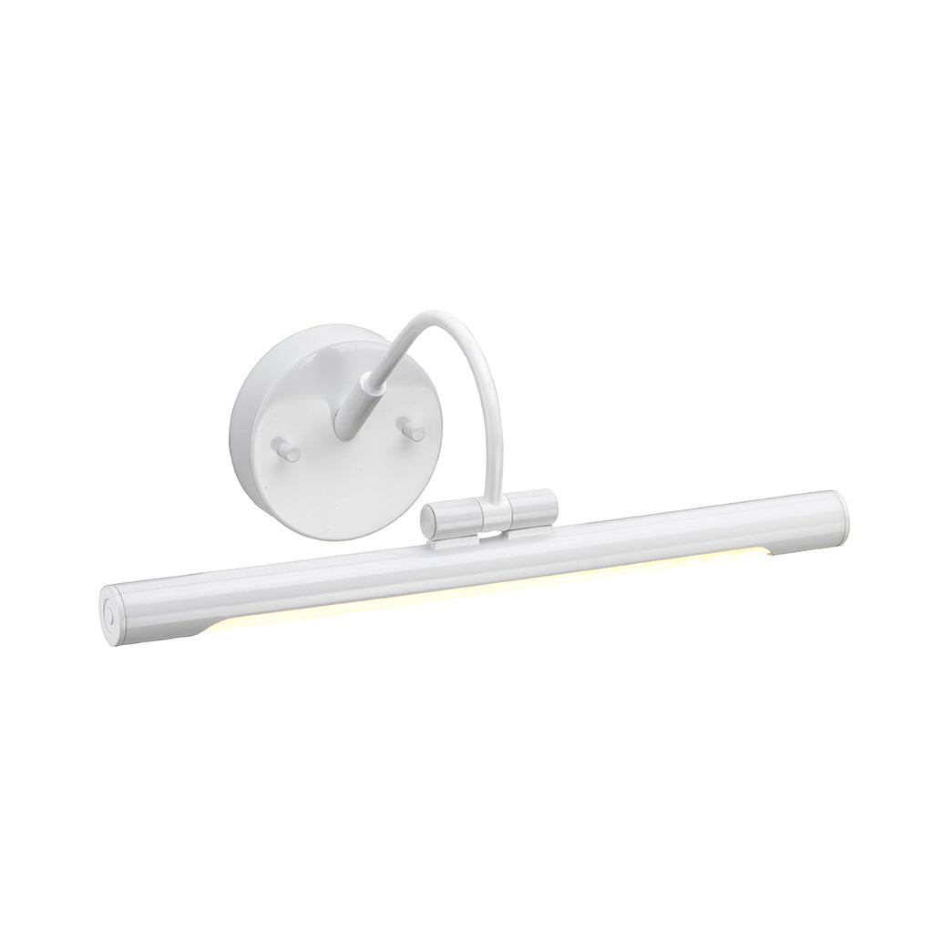 Alton 1 Light Small LED Picture Light - White - Elstead Lighting