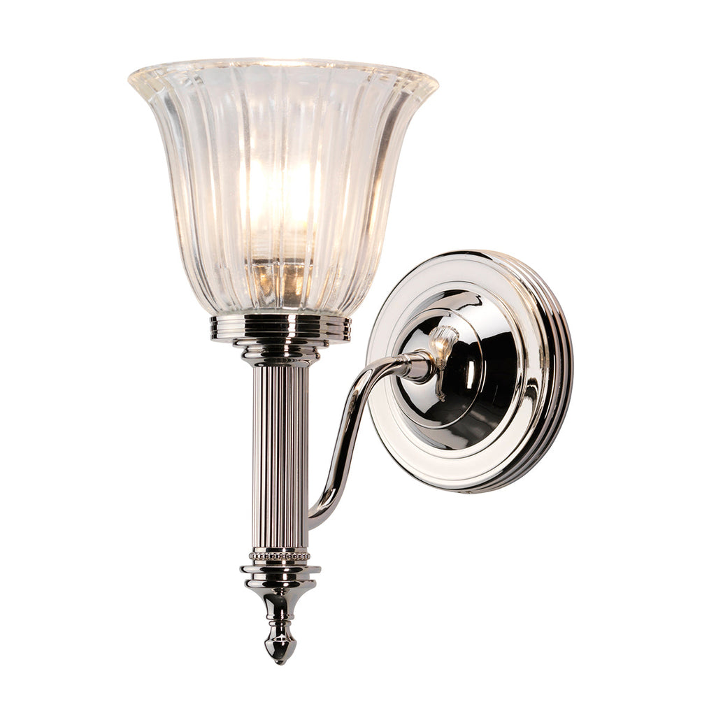 Carroll 1 Light - Polished Nickel - Elstead Lighting