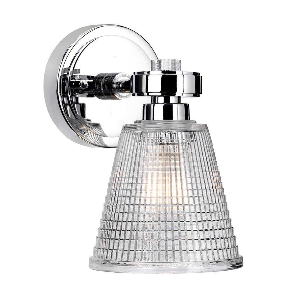 Gunnislake 1 Light Wall Light - Polished Chrome - Elstead Lighting. Modern, stylish & traditional lighting at the best prices. Free delivery on orders over £99.99