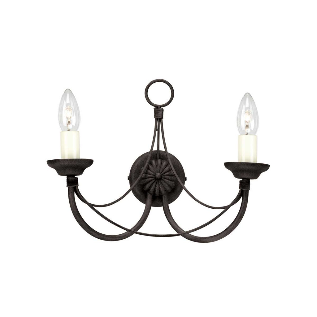 Carisbrooke 2 Light Wall Light - Elstead Lighting