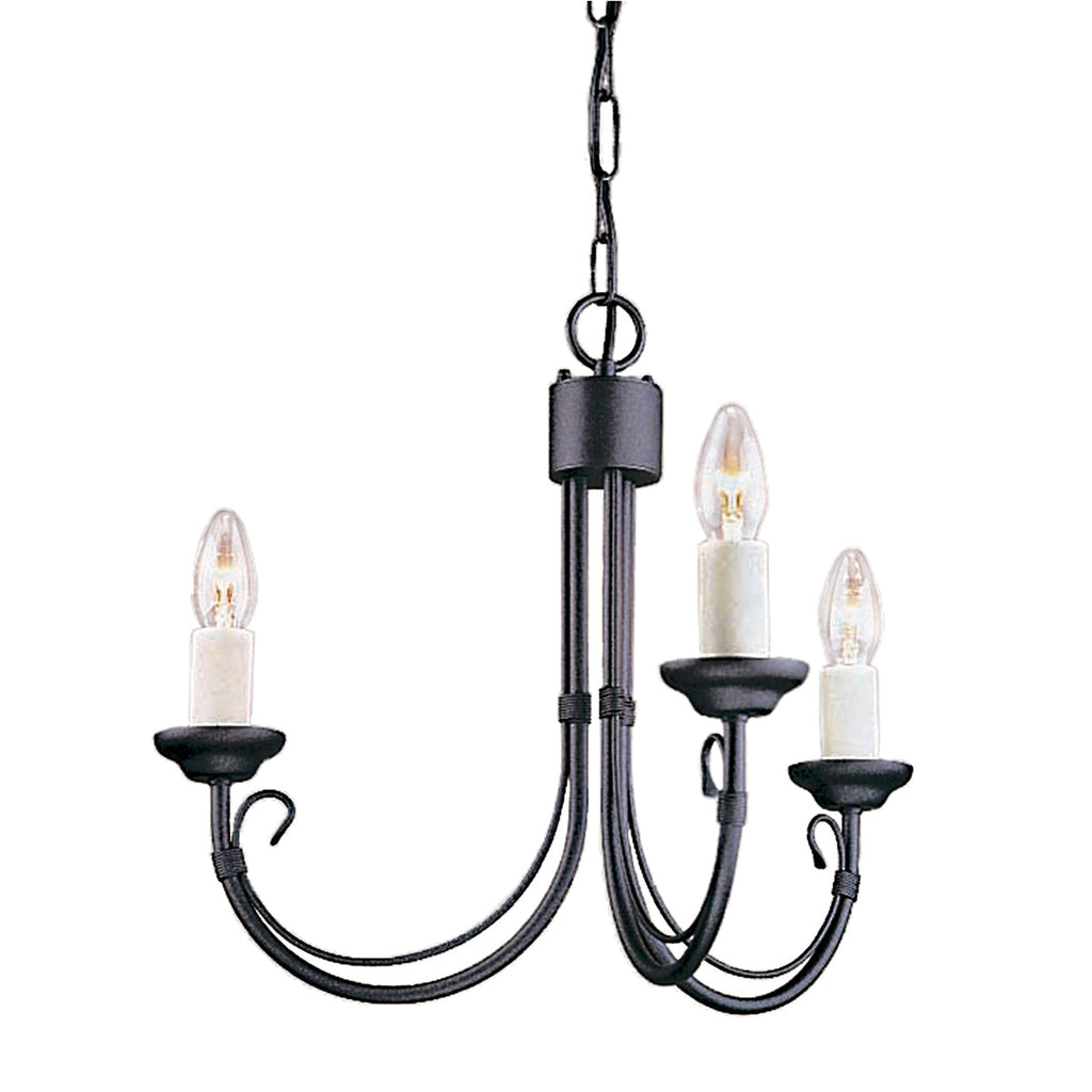 Chartwell 3 Light Chandelier - Elstead Lighting