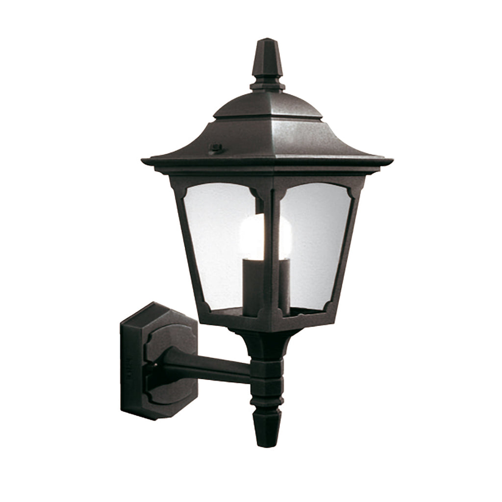 Chapel 1 Light Mini Up Wall Lantern - Elstead Lighting