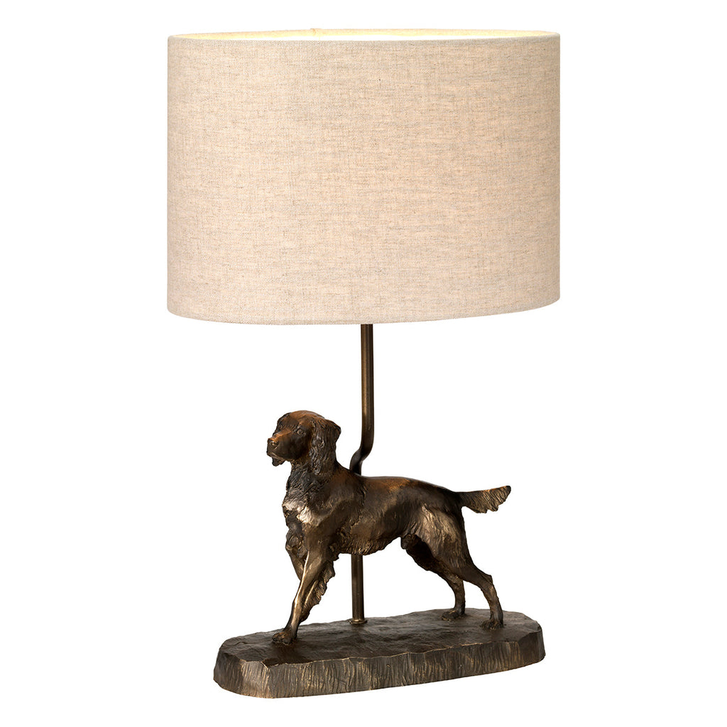 Rufus 1 Light Table lamp With Oval Shade - Elstead Lighting