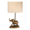 Sabi 1 Light Table Lamp With Oval Shade - Elstead Lighting