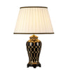 Taipei 1 Light Table Lamp With Tall Empire Shade - Elstead Lighting