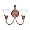 Emily 2 Light Wall Light - Copper  - Elstead Lighting