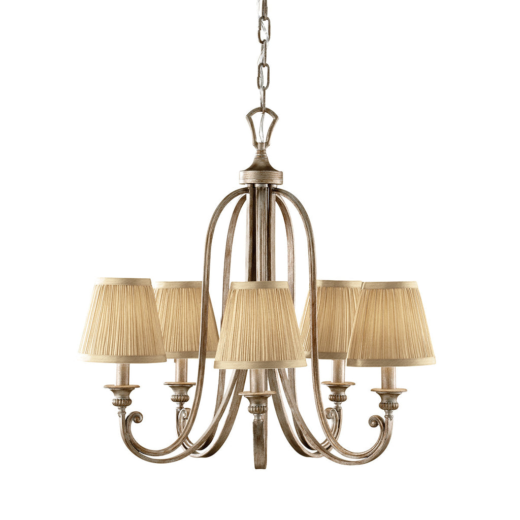 Abbey 5 Light Chandelier - Feiss