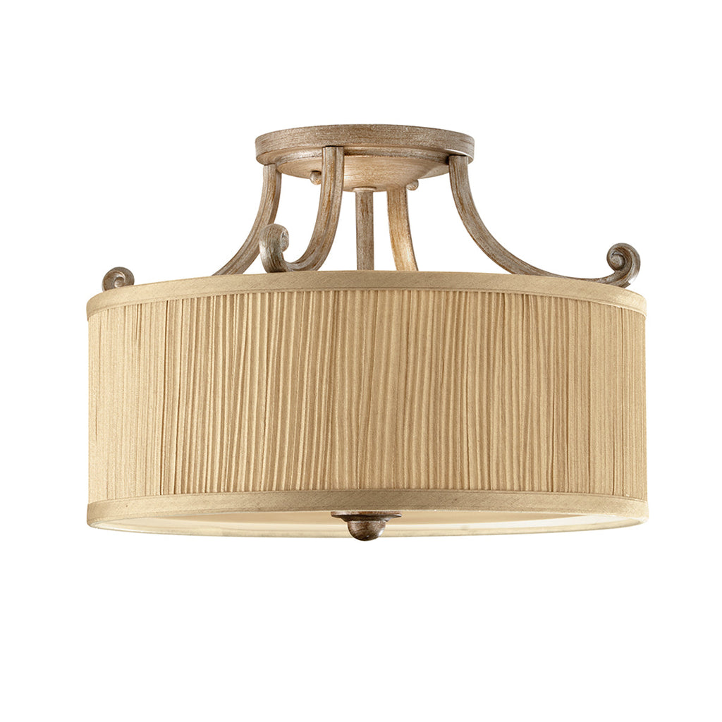 Abbey 3 Light Semi-Flush Light - Feiss