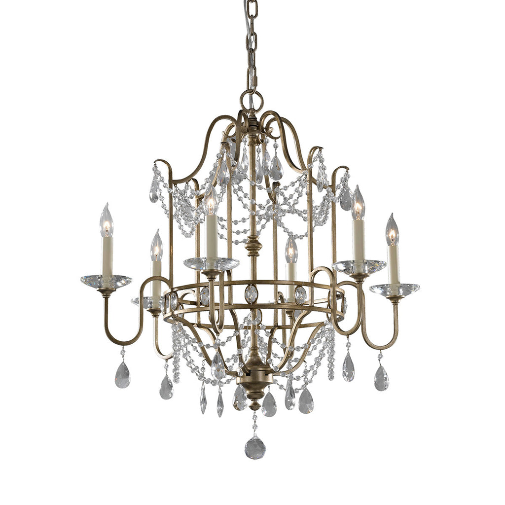 Gianna 6 Light Chandelier - Feiss