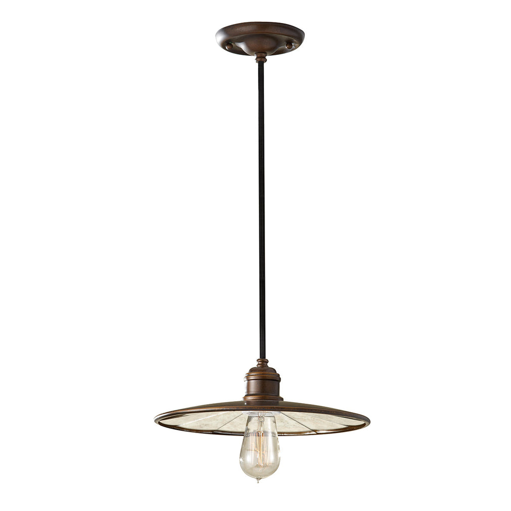 Urban Renewal  1 Light Pendant - Astral Bronze - Feiss