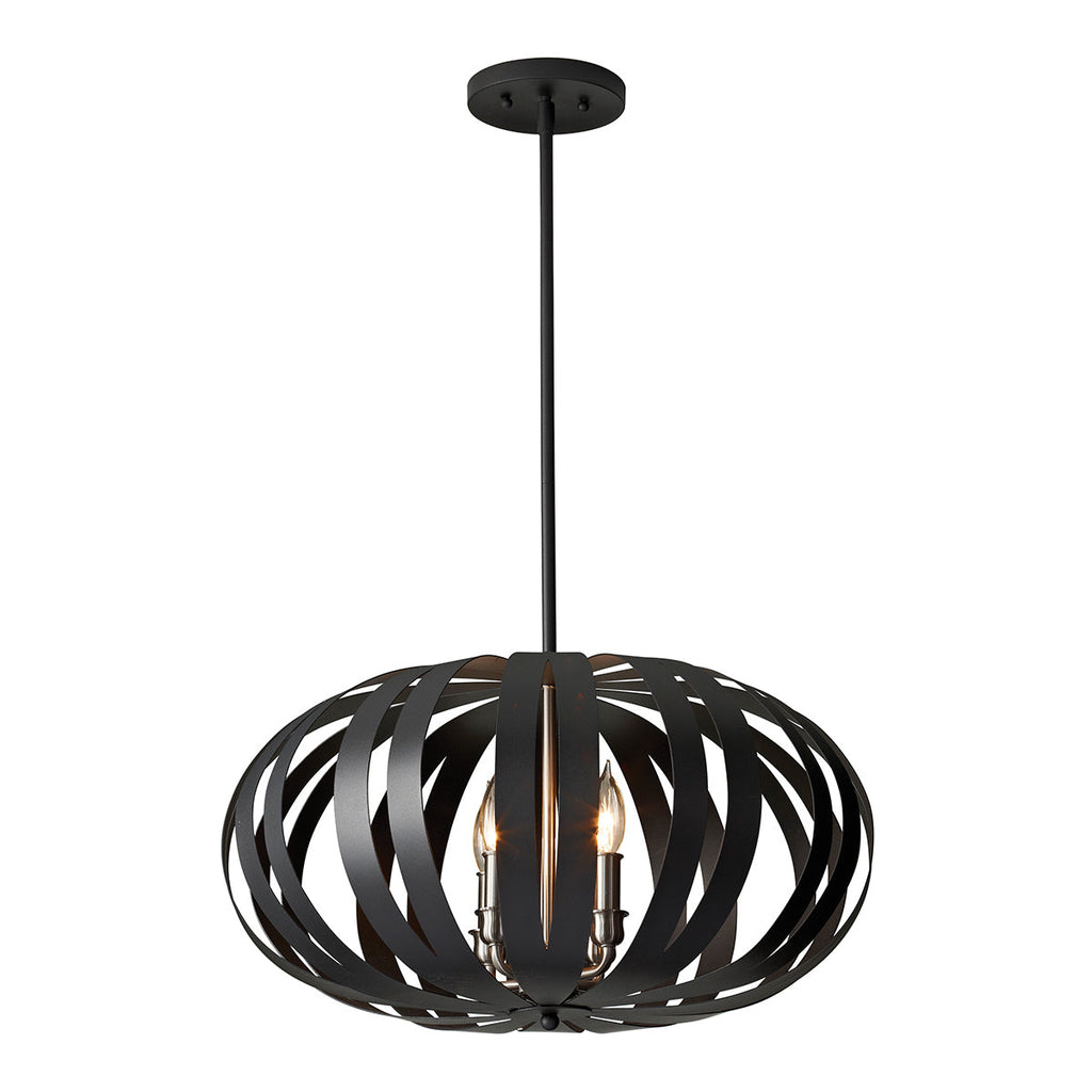 Woodstock 4 Light Medium Chandelier  - Feiss