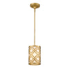 Arabella 1 Light Duo-Mount Mini Pendant - Gilded Nola