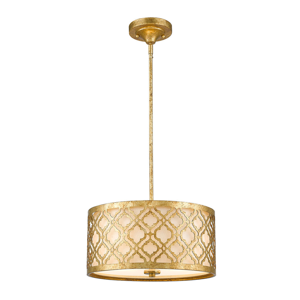 Arabella 2 Light Duo-Mount Medium Pendant - Gilded Nola