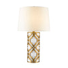 Arabella 1 Light Table Lamp - Distressed Gold - Gilded Nola