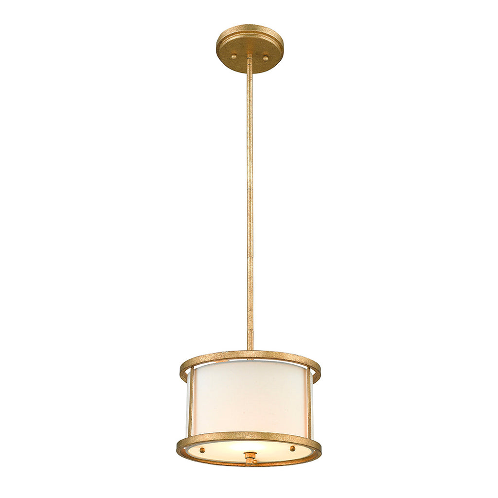 Lemuria 1 Light Duo-Mount Mini Pendant - Gilded Nola