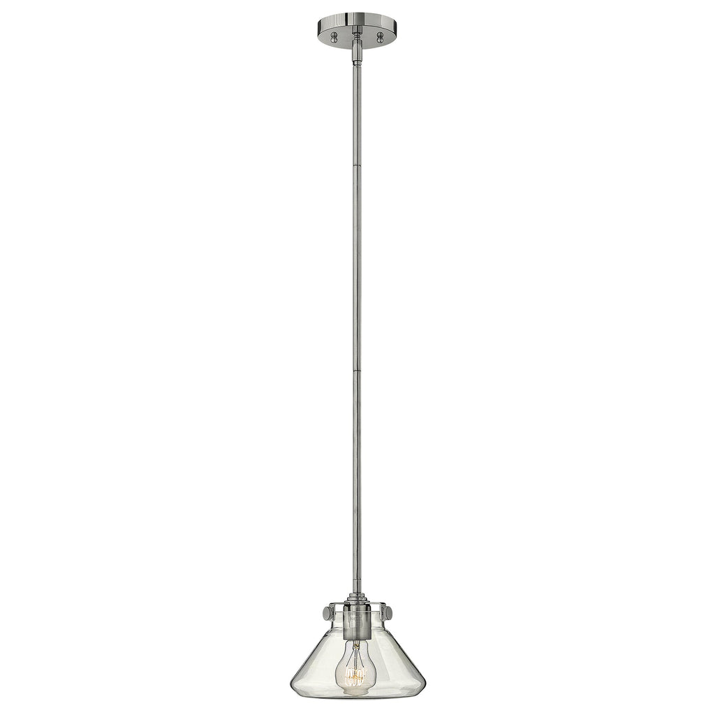 Congress 1 Light Clear Glass Pendant - Chrome  - Hinkley Lighting