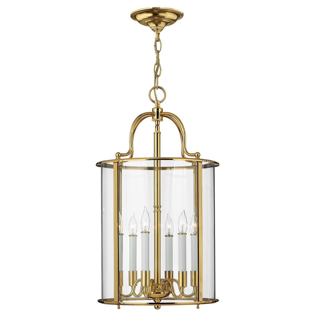 Gentry 6 Light Large Pendant - Polished Brass - Hinkley Lighting