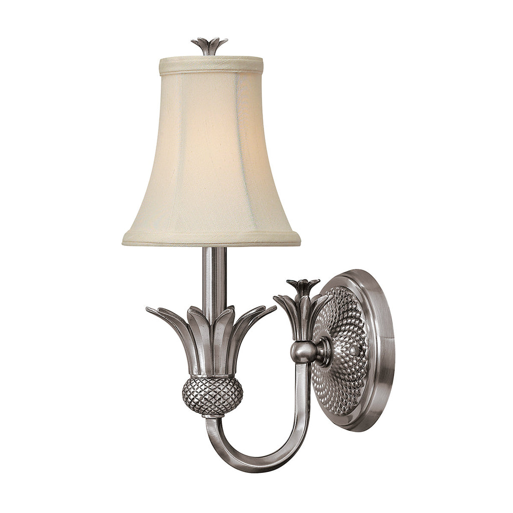 Plantation 1 Light Wall Light - Polished Antique Nickel  - Hinkley Lighting