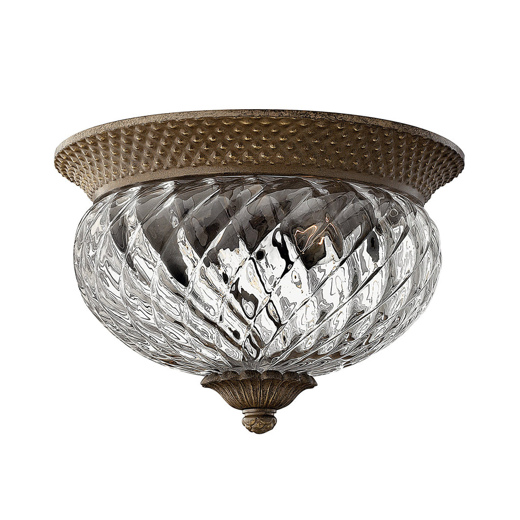 Plantation 2 Light Small Flush - Pearl Bronze - Hinkley Lighting