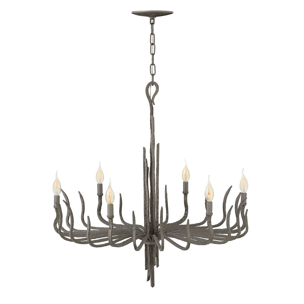 Spyre 6 Light Chandelier - Metallic Matte Bronze - Hinkley Lighting