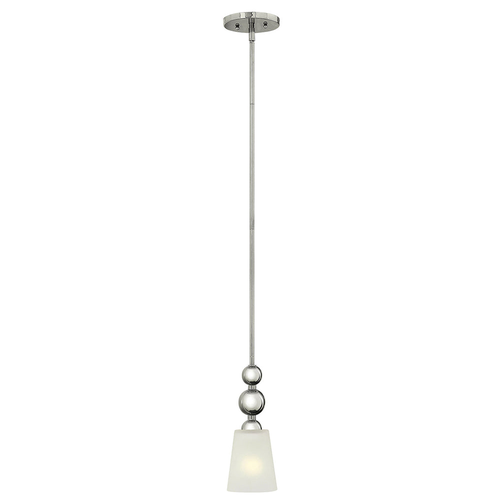 Zelda 1 Light Mini Pendant - Polished Nickel - Hinkley Lighting