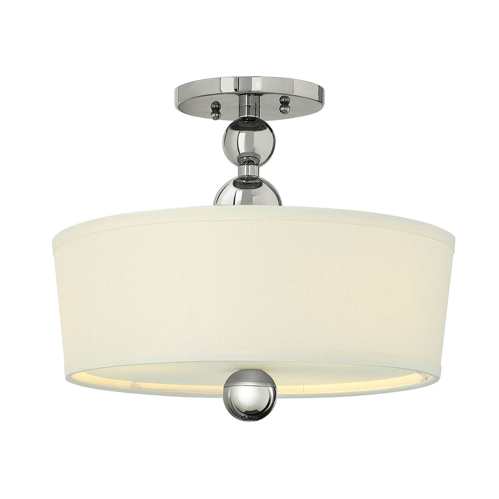 Zelda 3 Light Semi-Flush - Polished Nickel - Hinkley Lighting