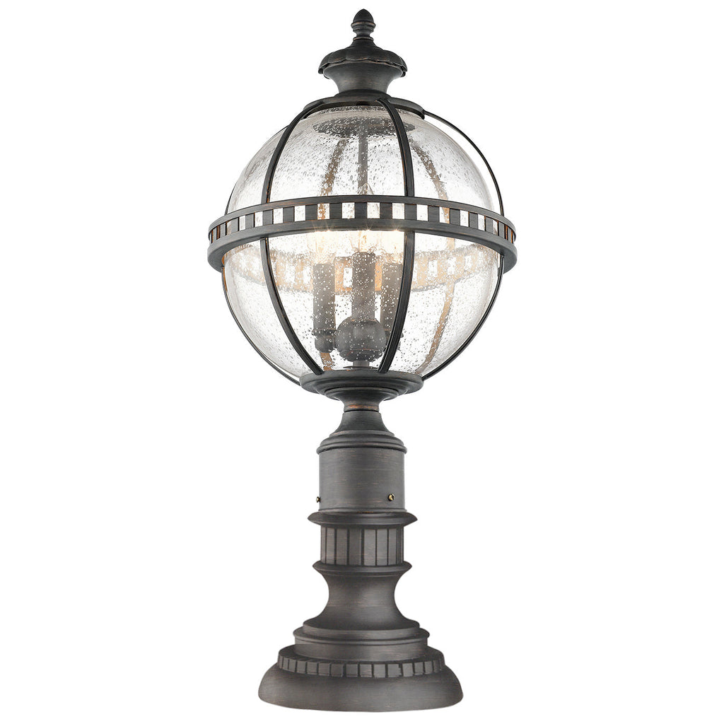 Halleron 3 Light Pedestal Lantern - Kichler