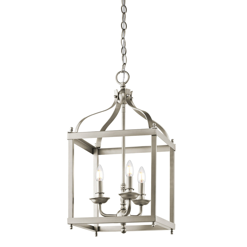 Larkin 3 Light Medium Pendant - Brushed Nickel - Kichler