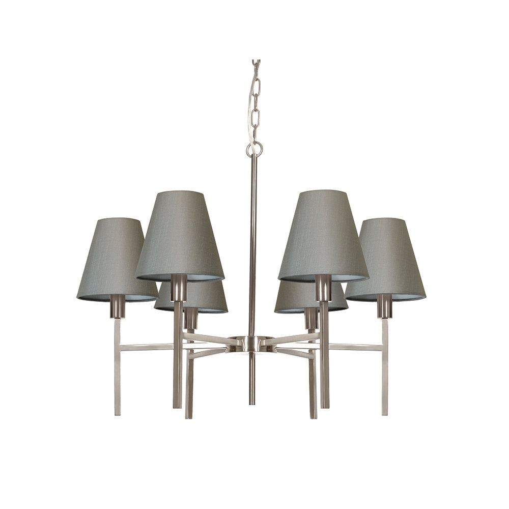 Lucerne 6 Light Chandelier - Elstead Lighting