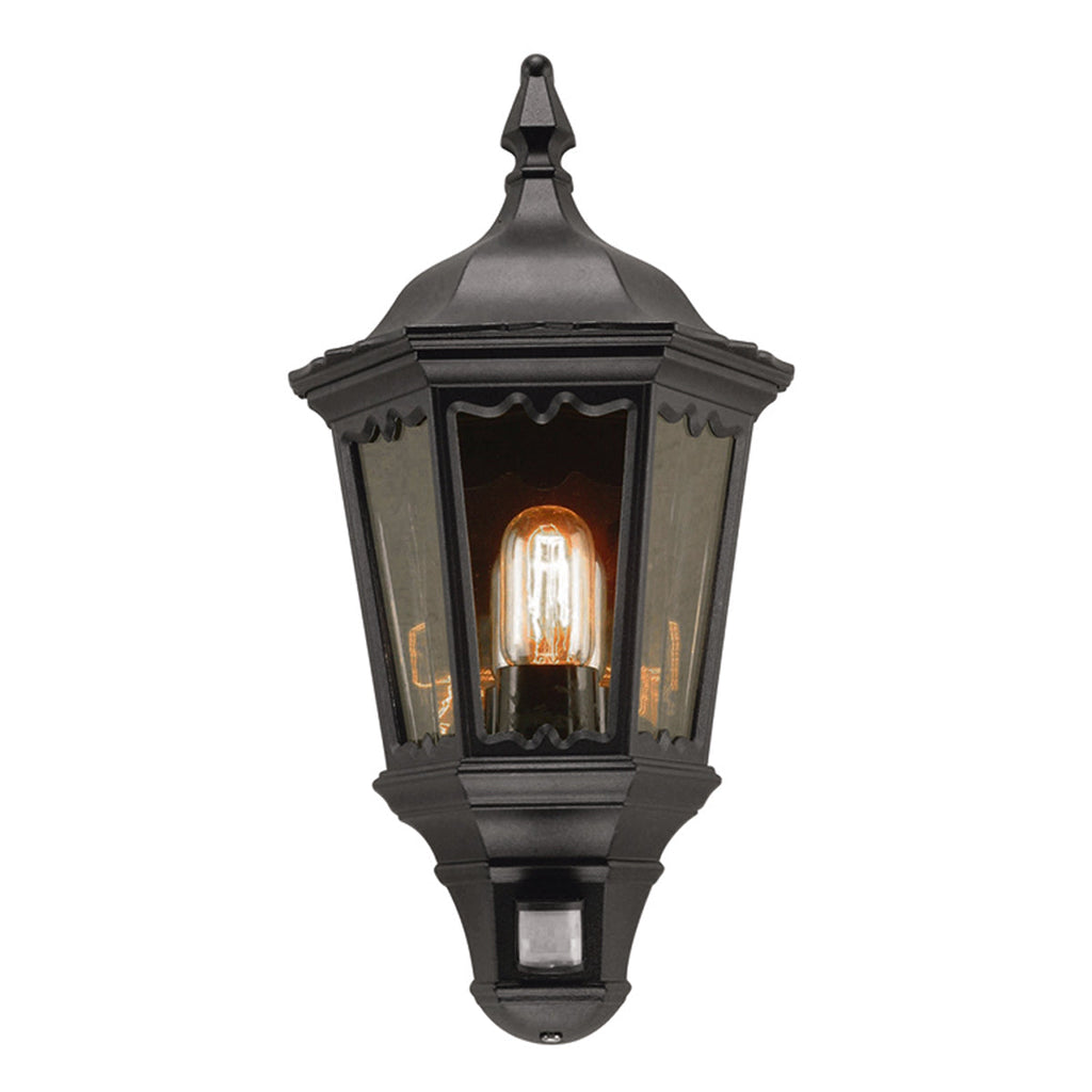 Medstead 1 Light Half Lantern With Pir Sensor - Elstead Lighting