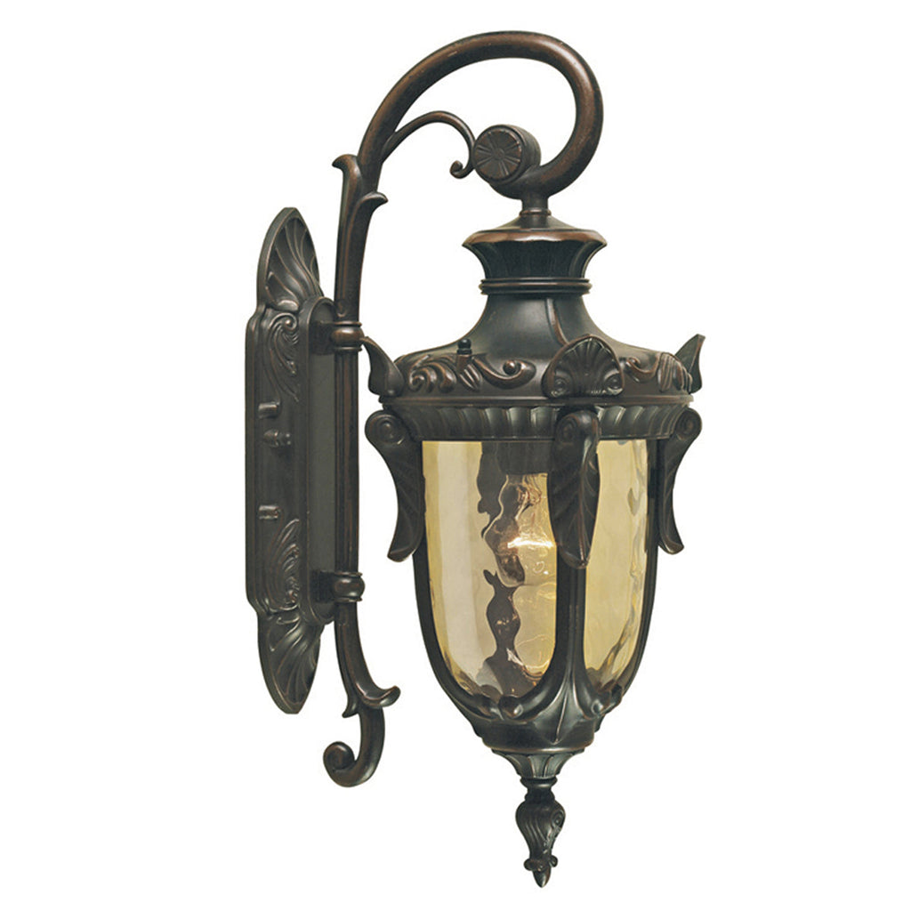 Philadelphia 1 Light Small Down Wall Lantern - Old Bronze - Elstead Lighting