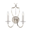 Pimlico 2 Light Wall Light - Polished Nickel  - Elstead Lighting