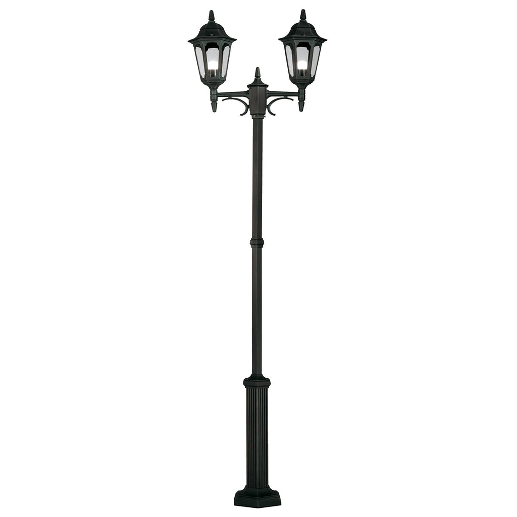 Parish 2 Light Twin Lamp Post  - Elstead Lighting