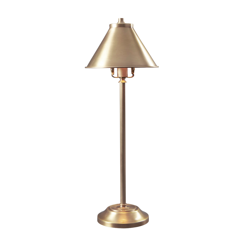 Provence 1 Light Stick Lamp - Aged Brass - Elstead Lighting 