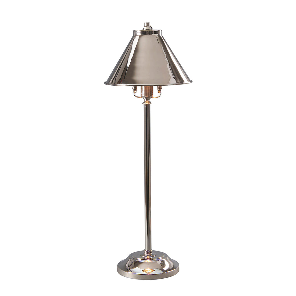 Provence 1 Light Stick Lamp - Polished Nickel - Elstead Lighting 