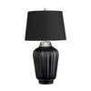 Bexley 1 Light Table Lamp - Black & Polished Nickel by Quintiesse