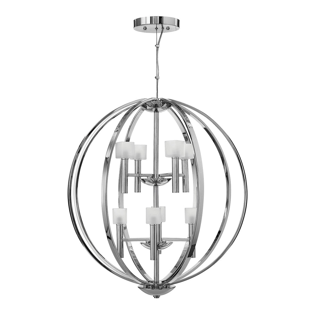 Mondo 8 Light Chandelier by Quintiesse