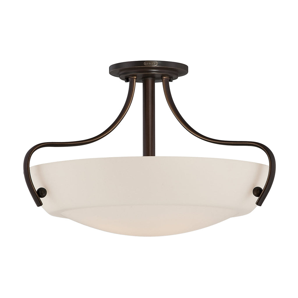 Chantilly 3 Light Semi-Flush Light - Quoizel