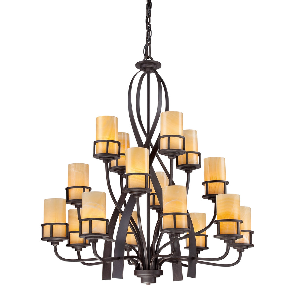 Kyle 16 Light Chandelier - Quoizel