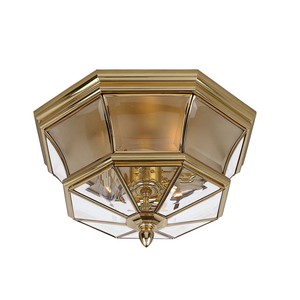 Newbury 3 Light Flush Mount - Quoizel