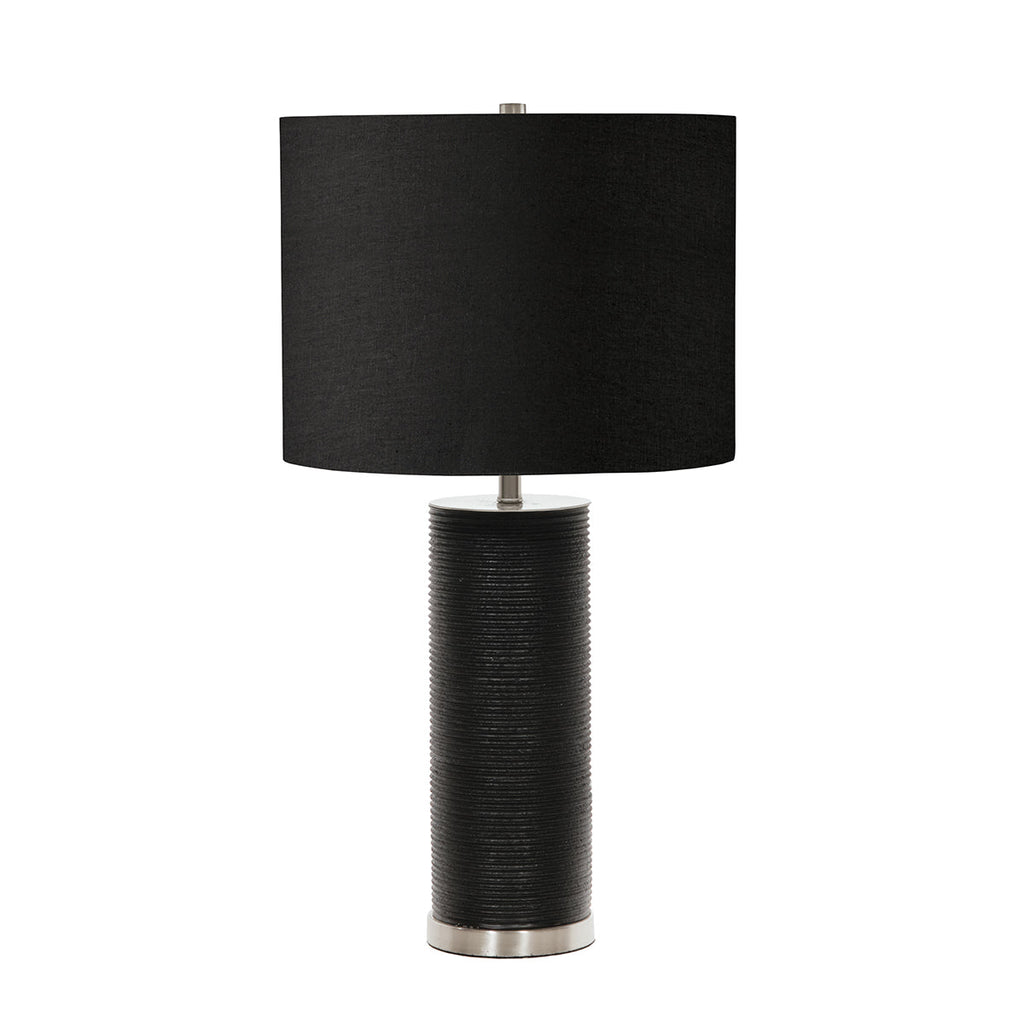 Ripple 1 Light Table Lamp - Black - Elstead Lighting