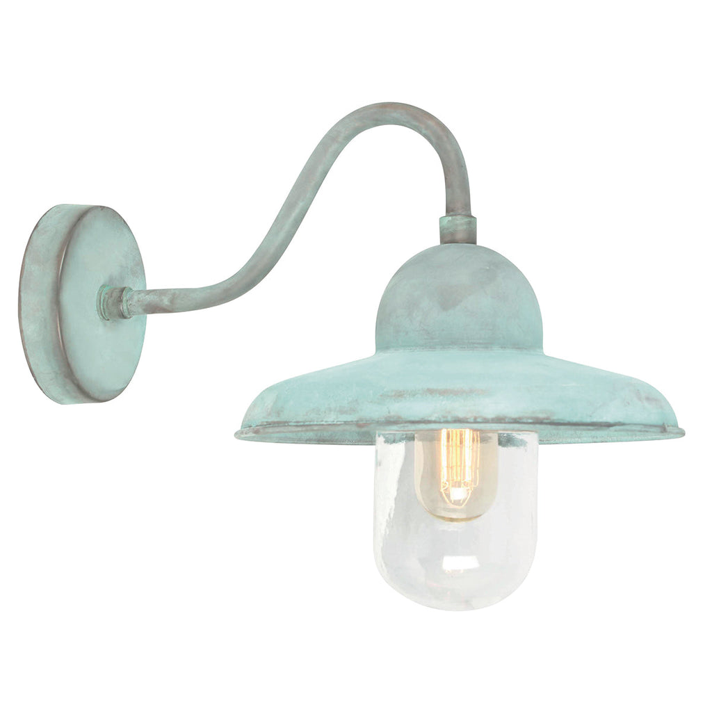 Somerton 1 Light Wall Lantern - Verdigris - Elstead Lighting