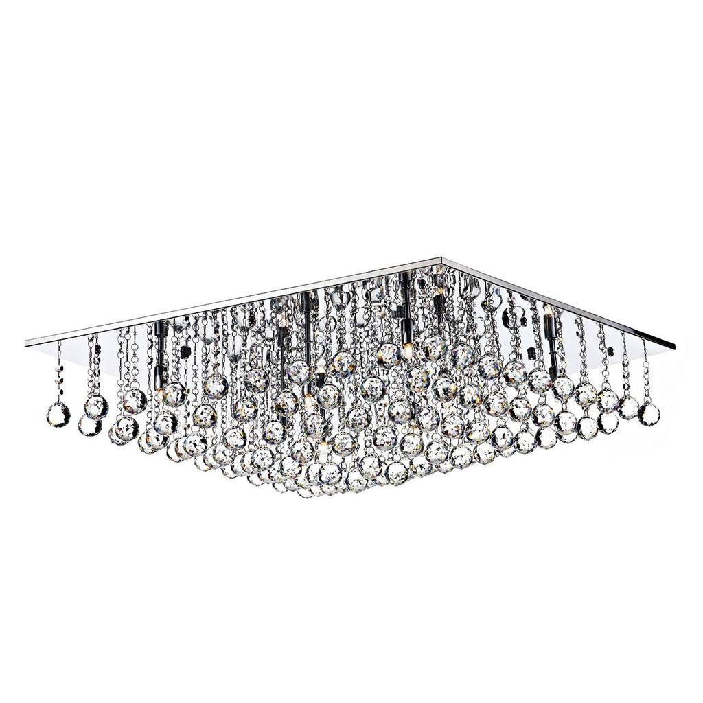 Abacus 8 Light 80CM G9 Square Flush by Dar Lighting