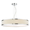 dar-lighting-Alvaro-6-Light-Single-Pendant-Polished-Chrome-Ivory