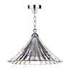 Ardeche 1 Light Large Pendant Clear Glass/Polished Chrome Finish by Dar Lighting